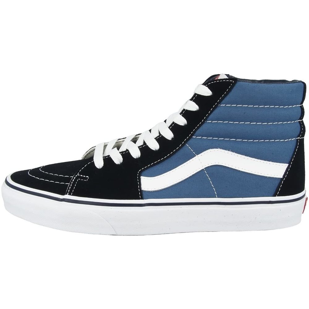 VANS UNISEX HI-TOP TRAINERS SNEAKER, NAVY BLUE, 11 US WOMEN